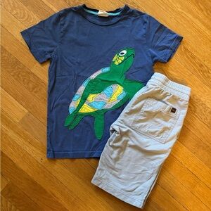 ‼️SOLD‼️Boden Blue Turtle 🐢 Appliqué T-Shirt